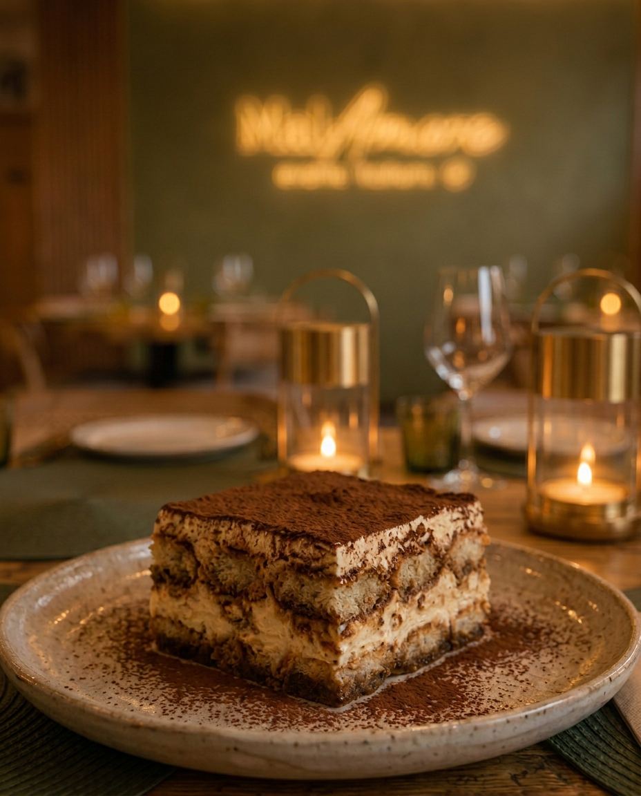 Tiramisù / Tiramisú · MalAmore, cucina italiana en Alcobendas
