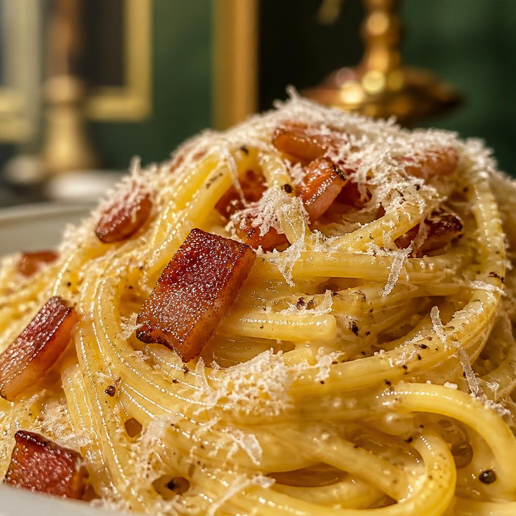 La Carbonara / Pasta a la Carbonara · MalAmore, cucina italiana en Alcobendas