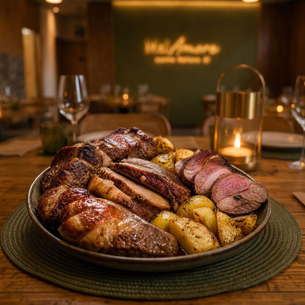 Arrosto Misto al Forno / Asado Mixto al Horno · MalAmore, cucina italiana en Alcobendas
