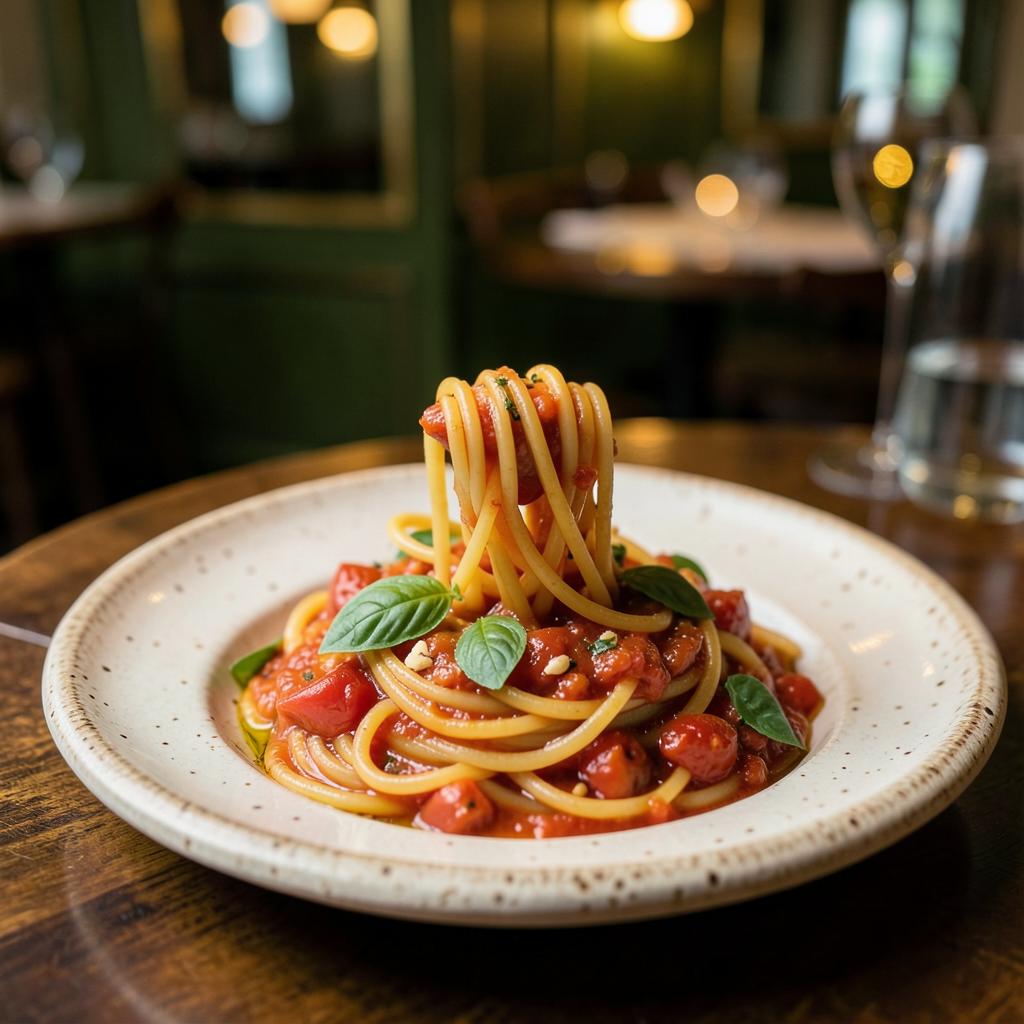 Spaghetti allo Scarpariello / Espaguetis a lo Scarpariello · MalAmore, cucina italiana en Alcobendas
